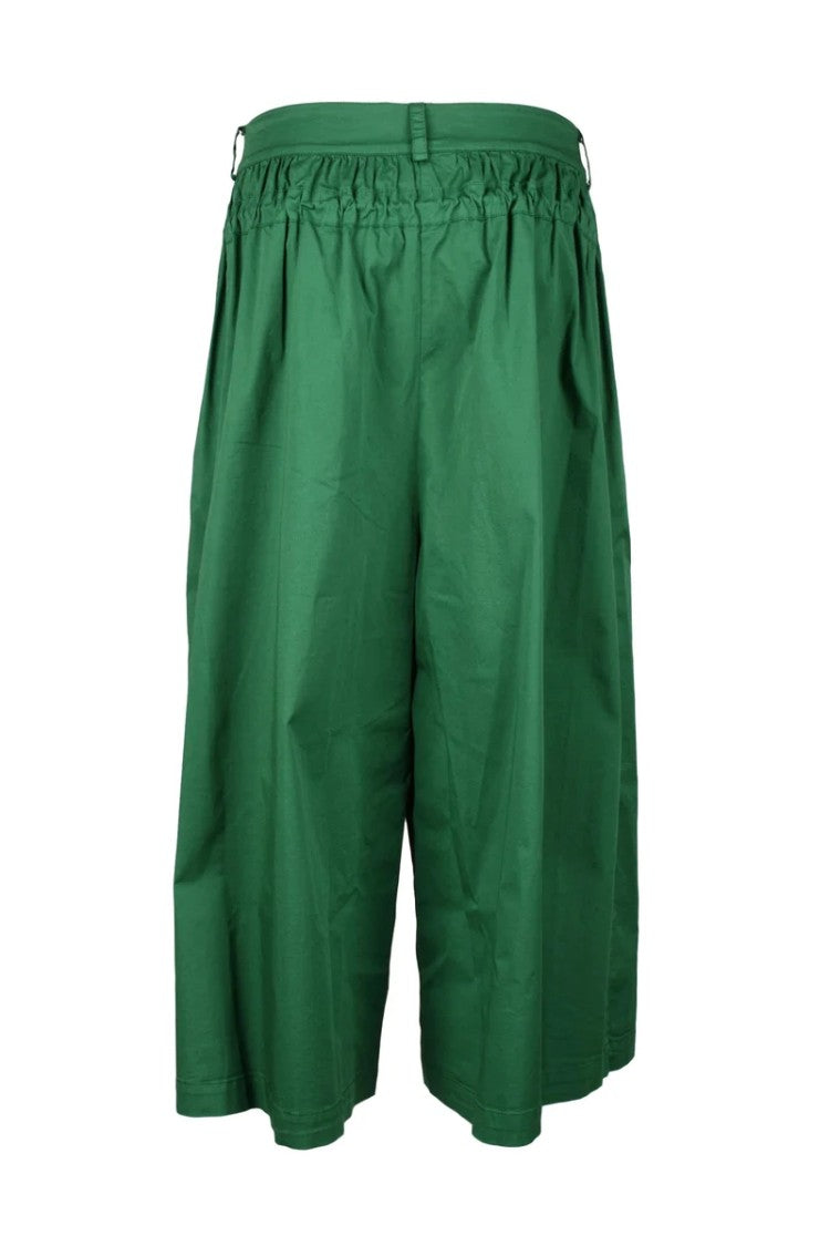 Semi Couture High-Waisted Gonnapantalone Trousers With Wide Leg Design