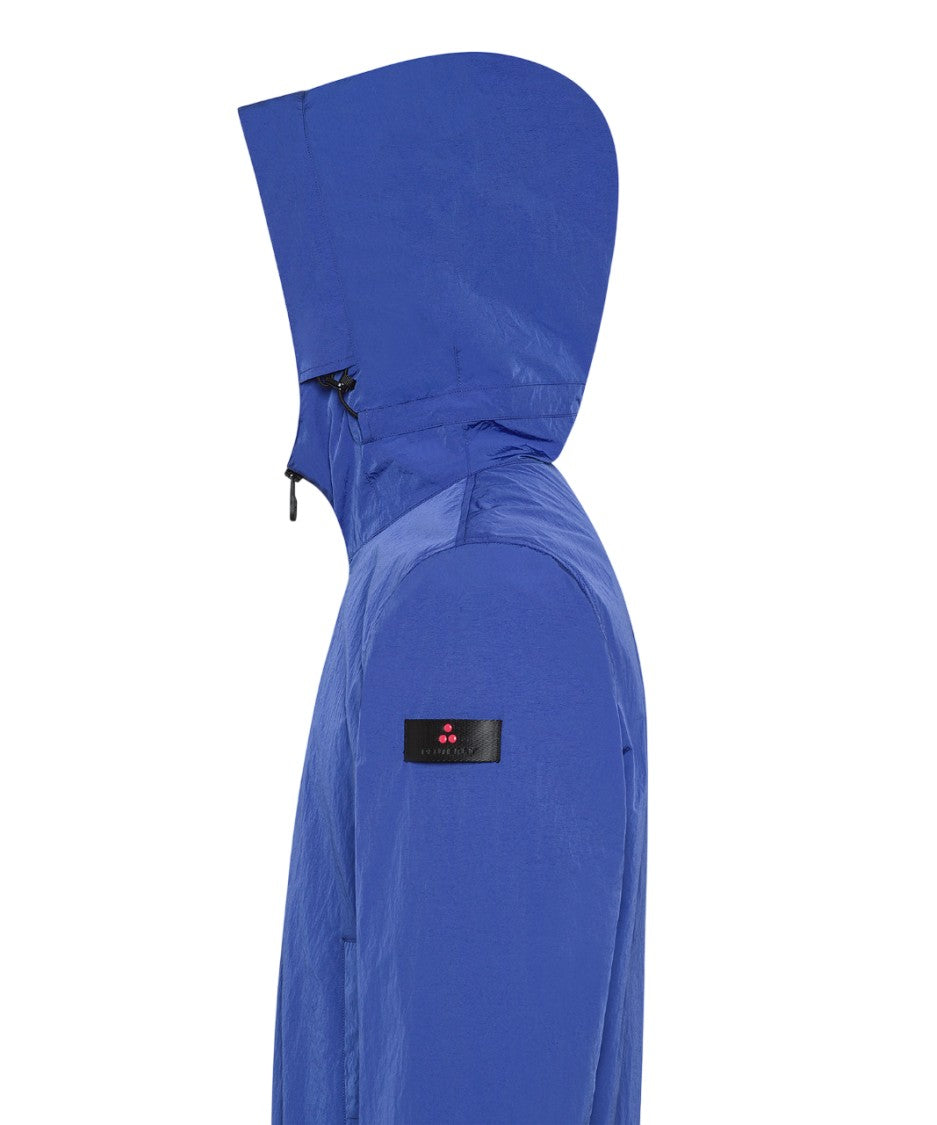 Peuterey Crinkle-Effect Windproof Jacket With Adjustable Hood