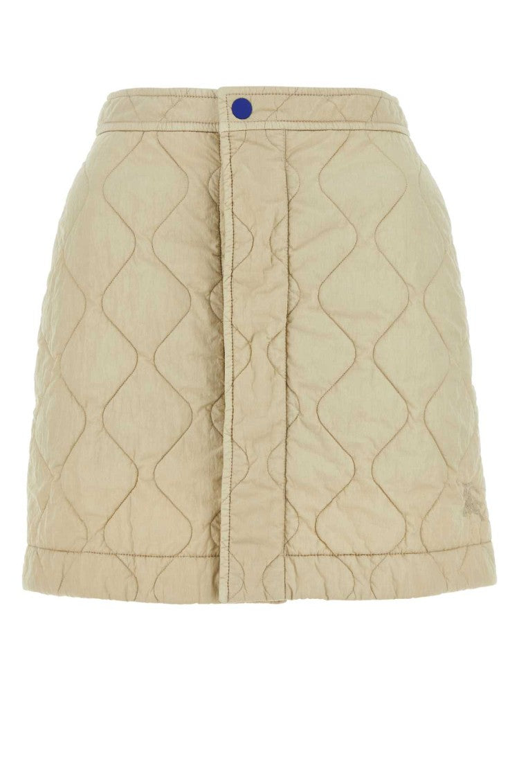 Burberry Sand Nylon Mini Skirt