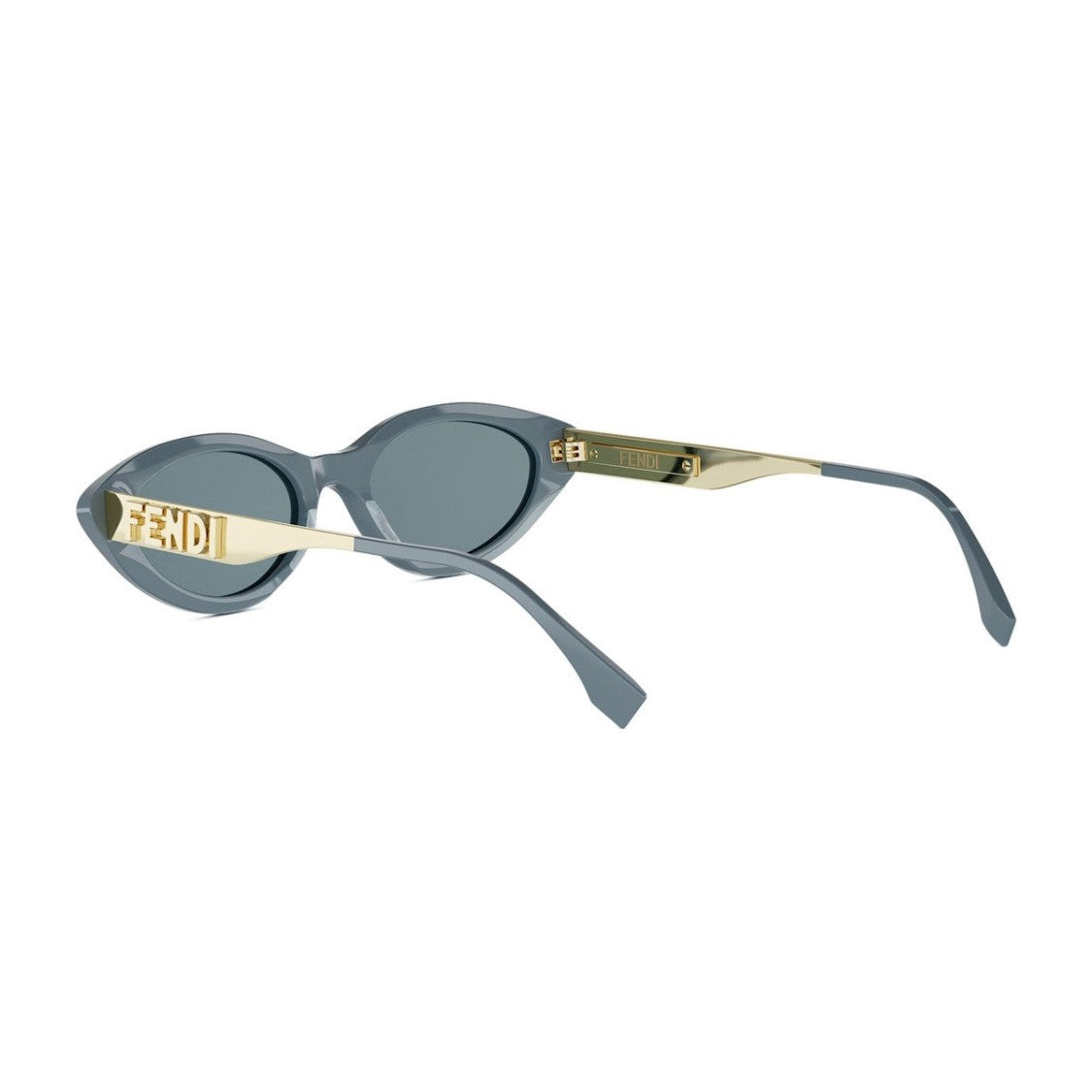 Fendi Grey Fendigraphy Acetate Cat-Eye Sunglasses
