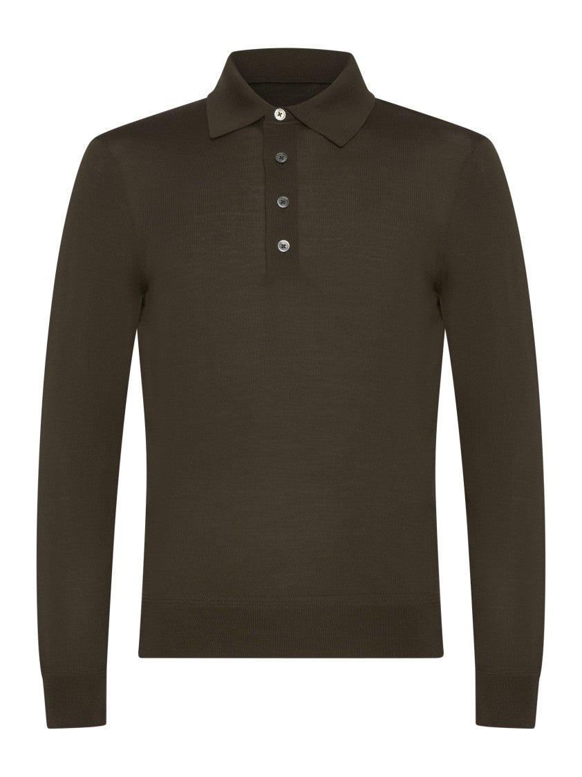 Tom Ford Merino Wool Polo Sweater
