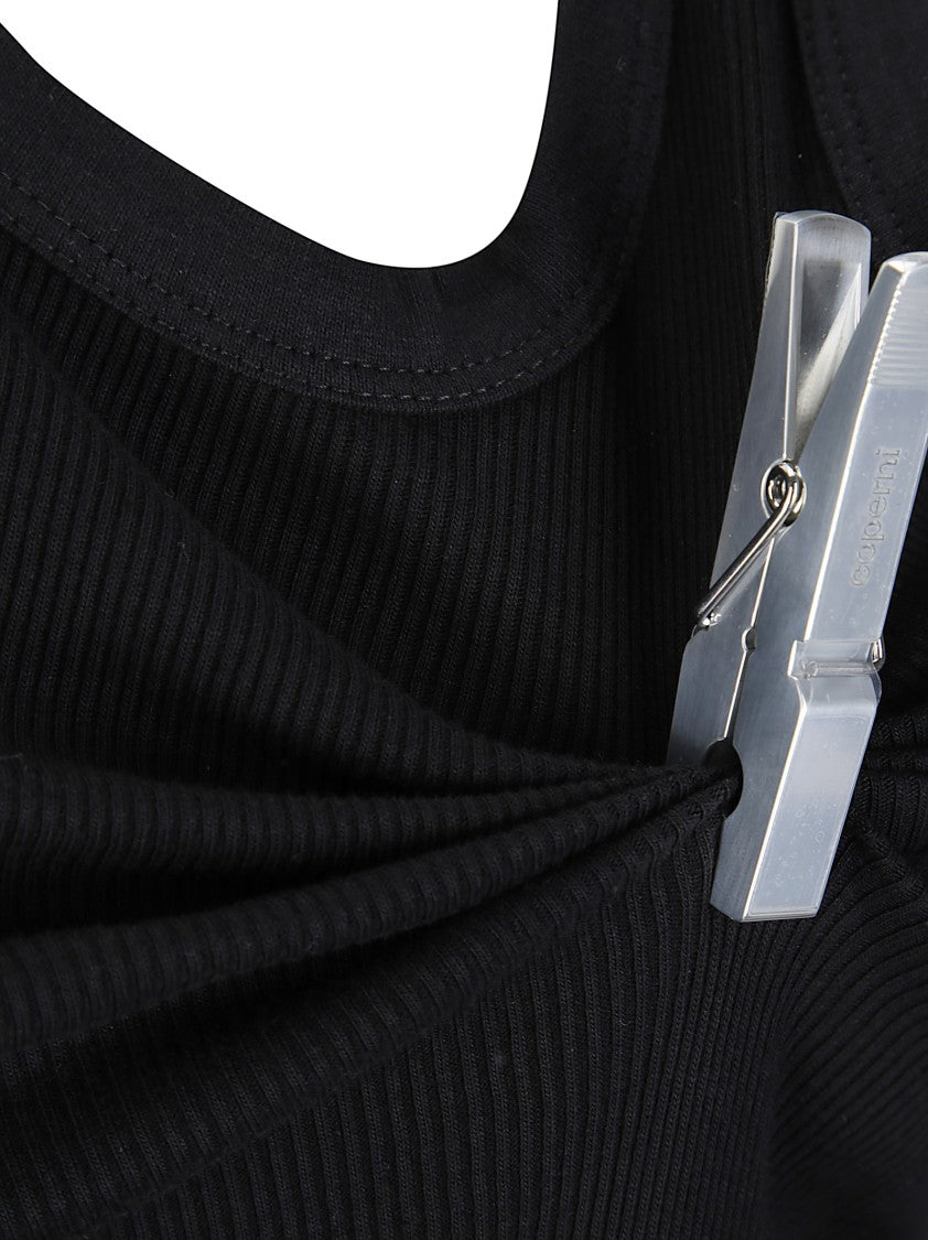 Coperni Washing Clip Rib Short Dress