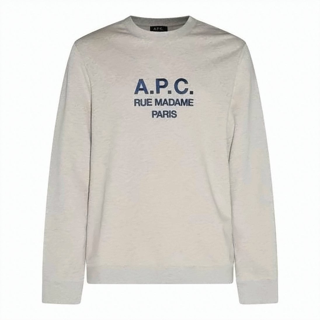 A.P.C. Minimalist Crew Neck Sweatshirt With Bold Logo