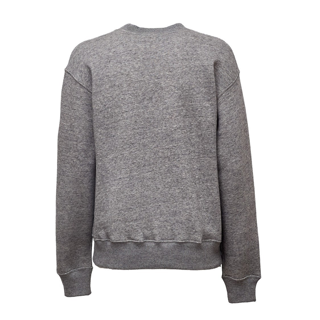 Polo Ralph Lauren Heathered Knit Sweatshirt With Ribbed Detailing And Signature Graphics