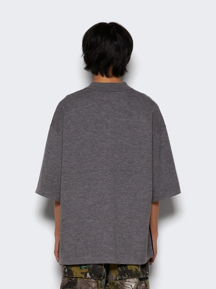 Nahmias Horses Knit Collared Shirt