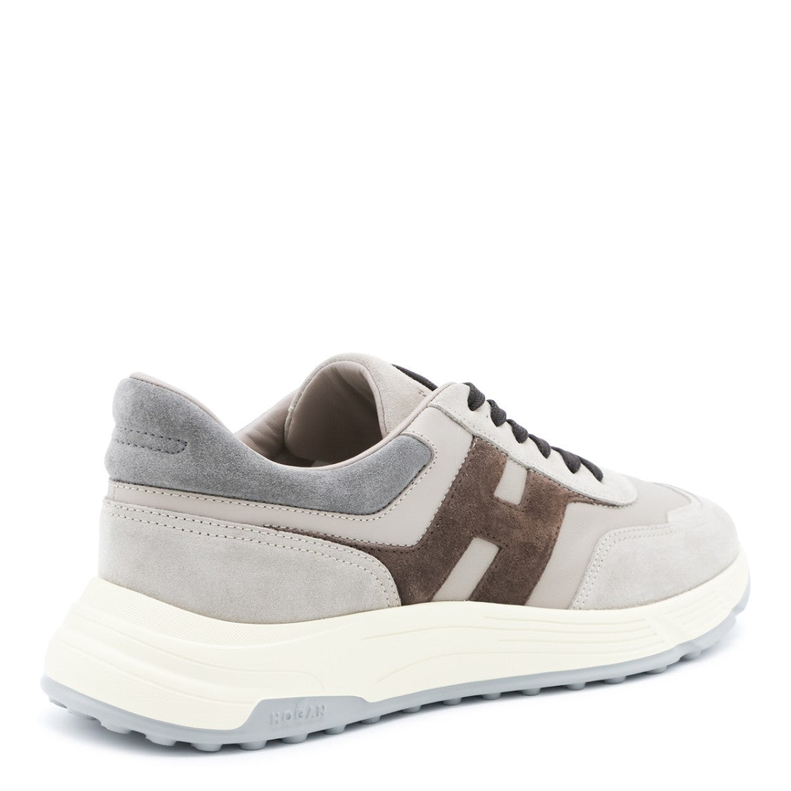Hogan Layered Suede And Smooth Sneakers