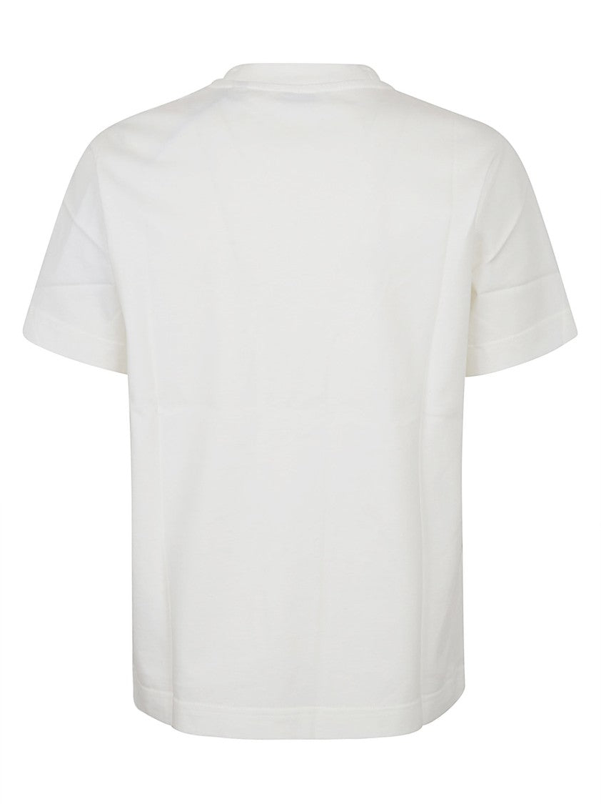 Burberry Crewneck Cotton Jersey T-Shirt With Equestrian Knight Design