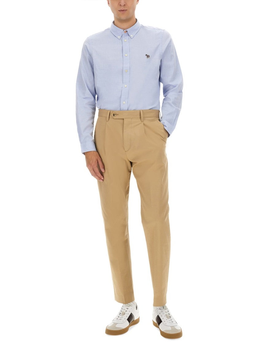 Ps Paul Smith Light Blue Organic Cotton Shirt