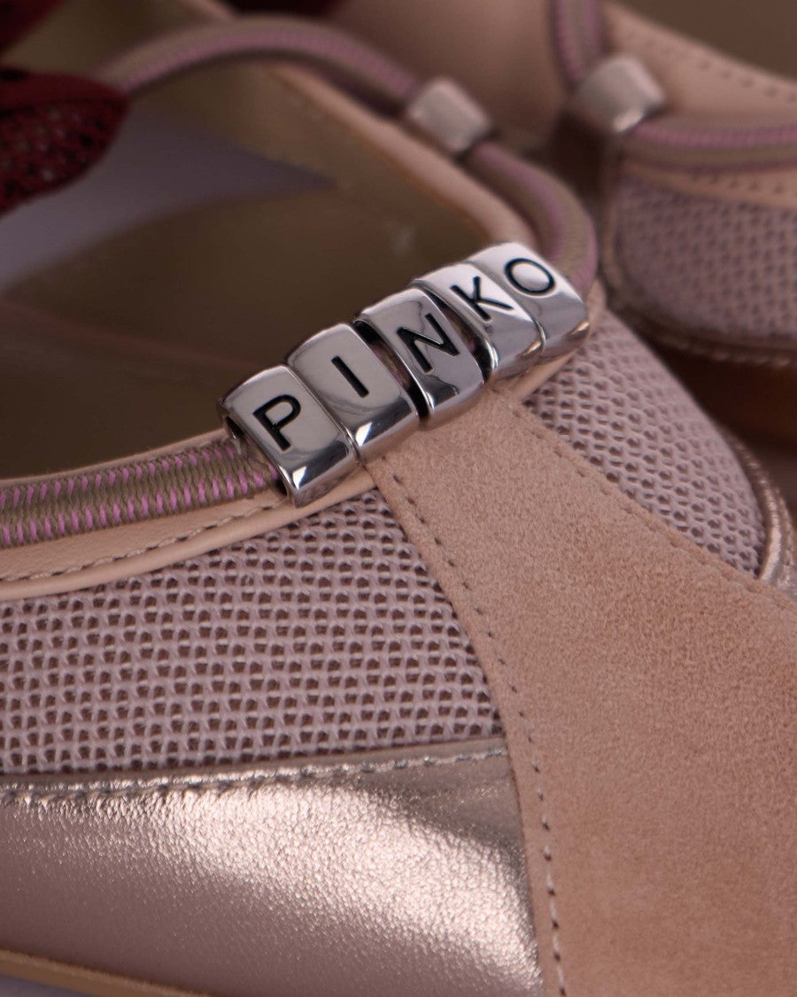 Pinko Slingback Ballerina Flats With Pointed Toe