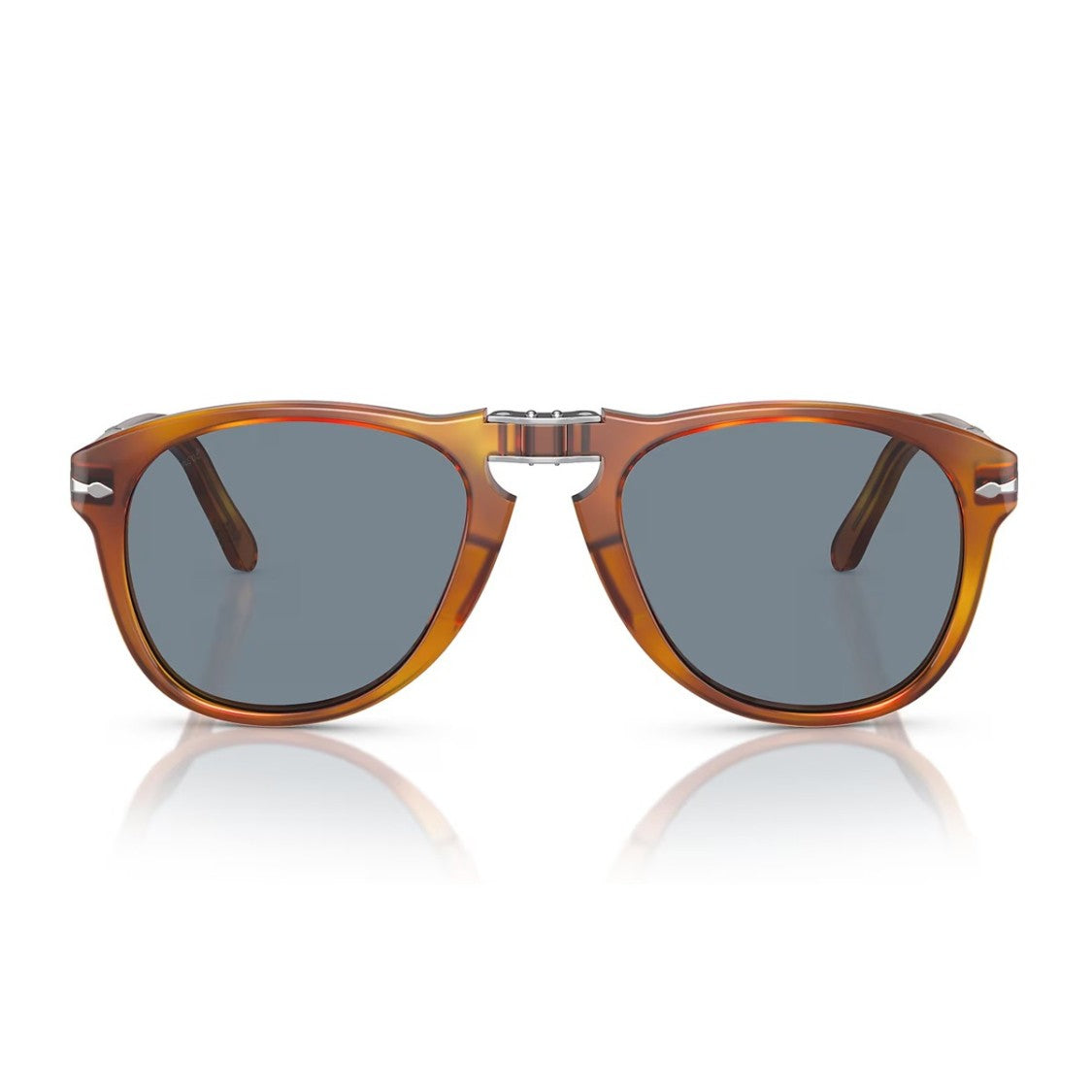 Persol Havana Po00714sm Steve Mcqueen Acetate Pilot Sunglasses
