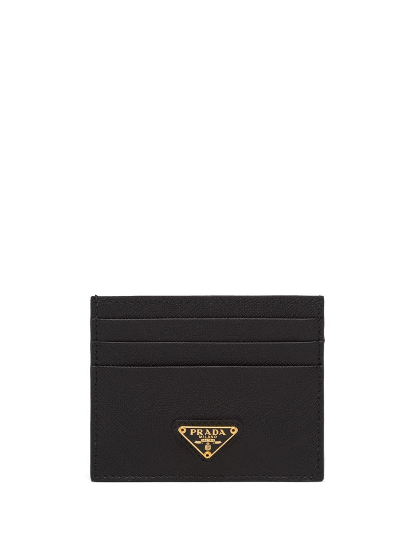 Prada Black Saffiano Leather Card Holder
