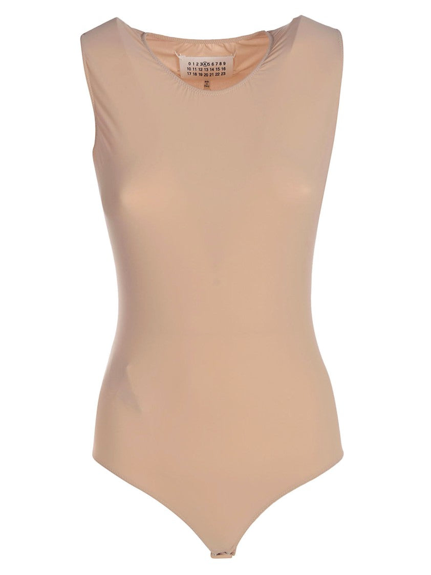 Maison Margiela Sleeveless Second Skin Bodysuit With Snap Closure