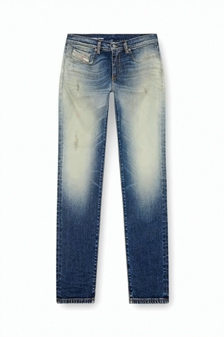 Diesel Faded Straight-Leg Denim Pants