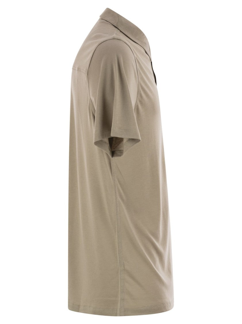 Majestic Cotton And Lyocell Polo Shirt