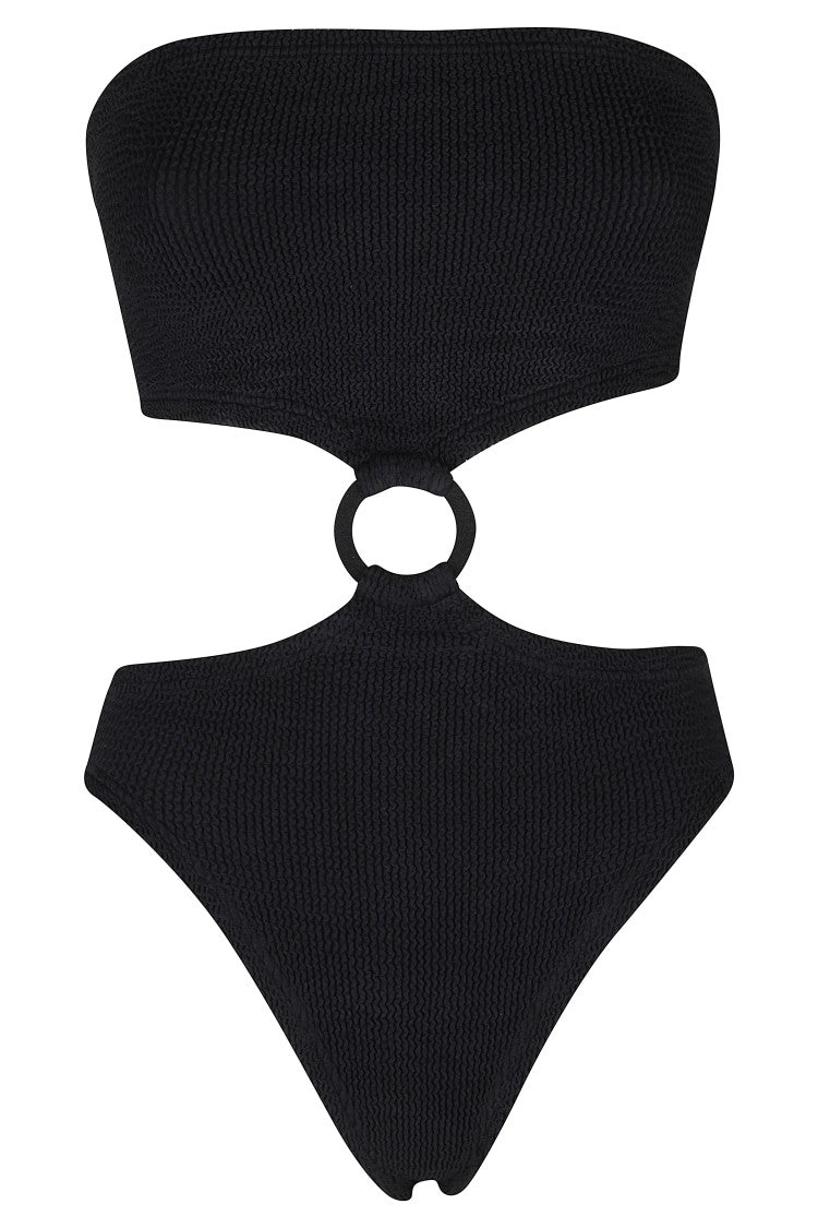 Hunza G Jerry One-Piece Swimsuit - Black