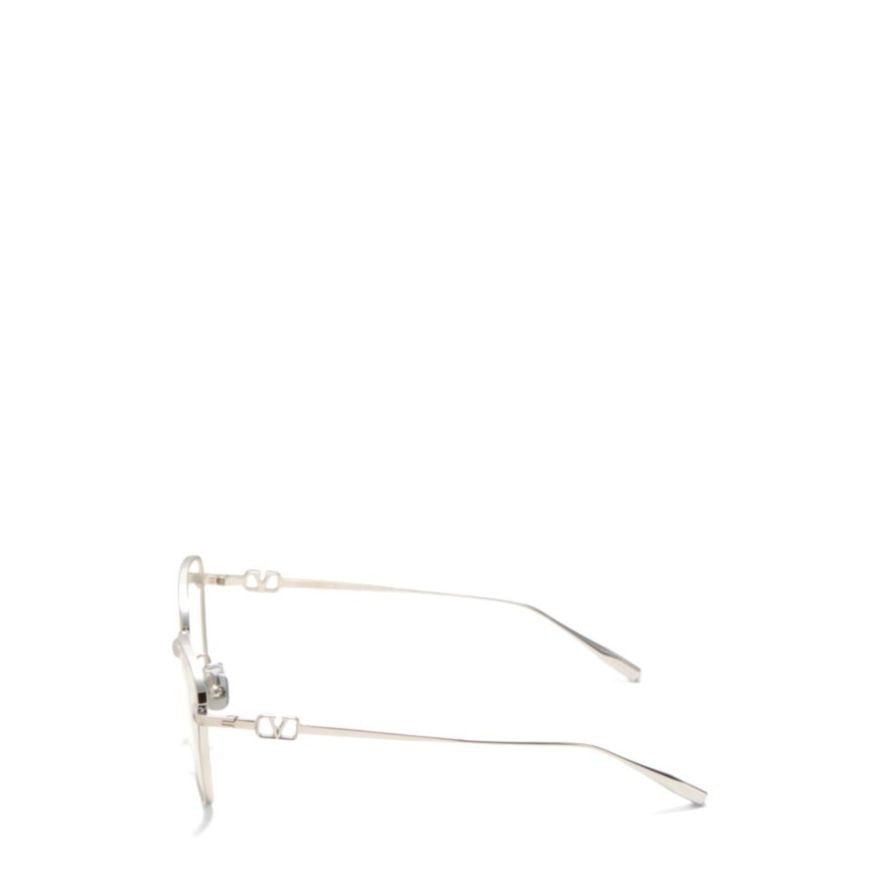 Valentino Vlogo Sign Ii Silver Metal Frame Sunglasses