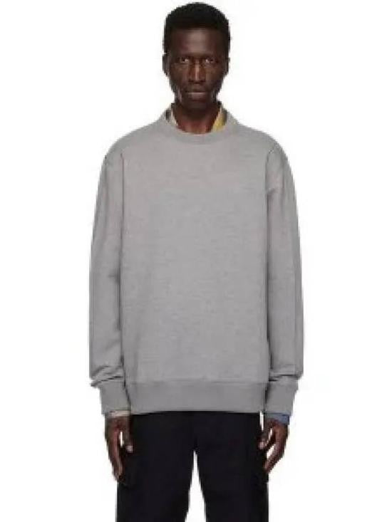 Givenchy Relaxed-Fit Long-Sleeve Crewneck Shirt With Ribbed Details