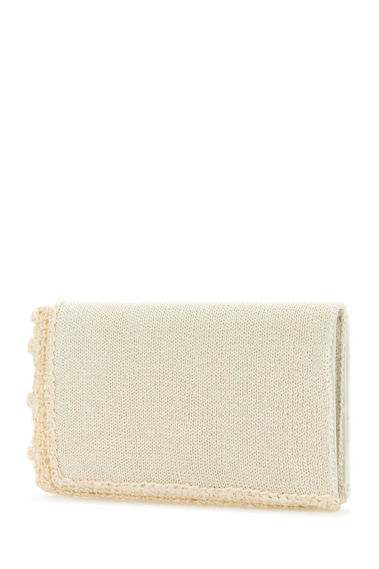 J. W. Anderson Ivory Crochet Clutch