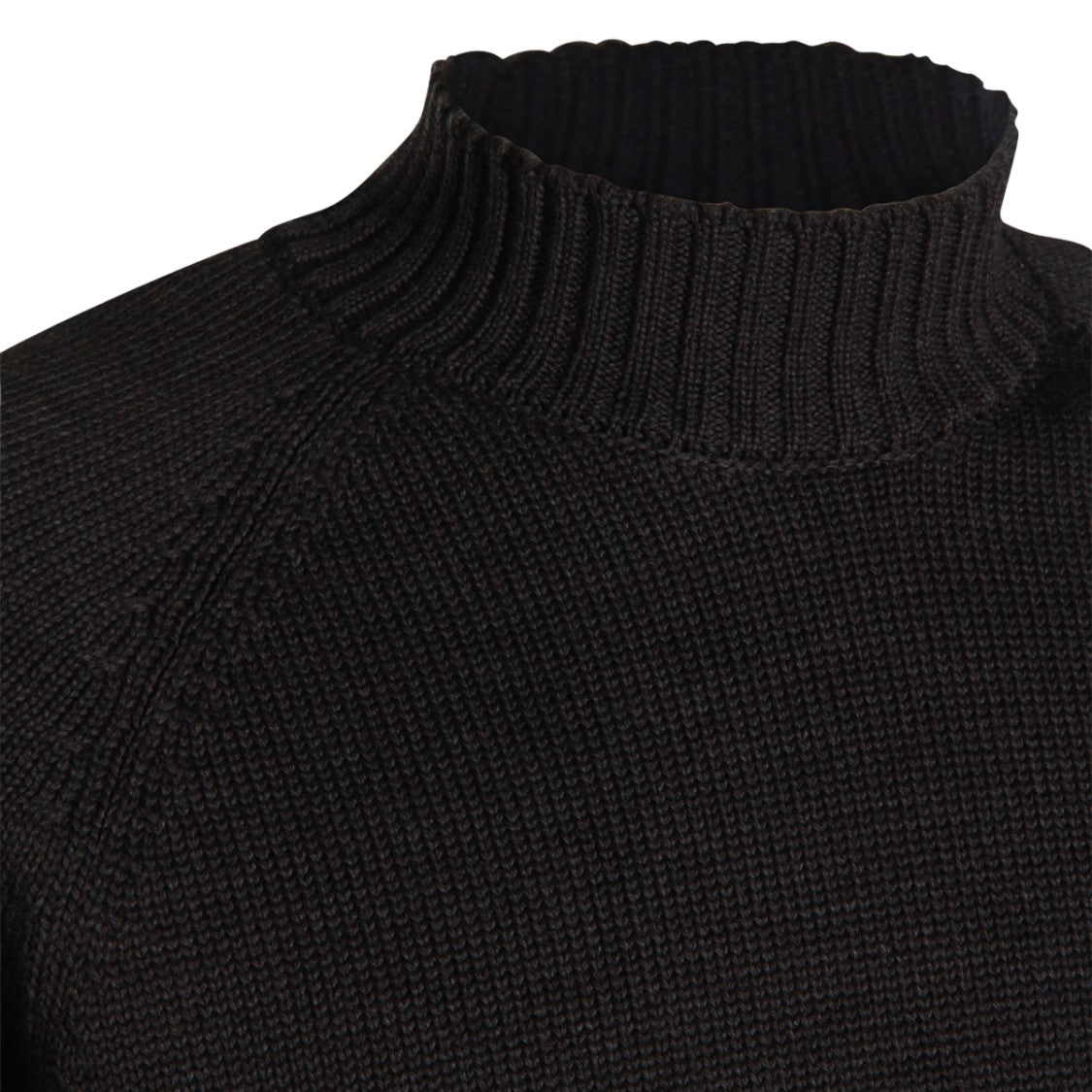 Zanone High Ribbed Mock Neck Sweater