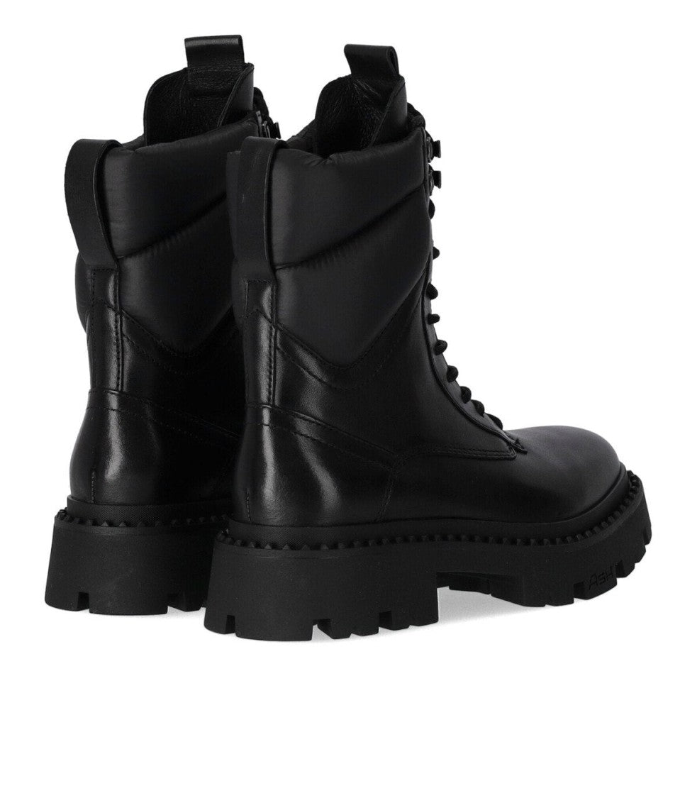 Ash Gotta Black Combat Boot