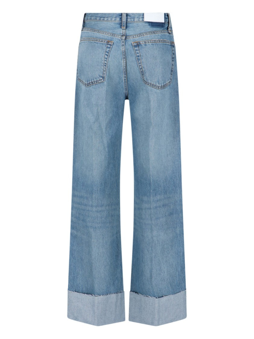Re/Done Wide Jeans – Light Blue