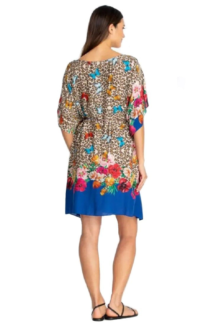 Johnny Was Fleur Kaftan Dress With Braided Tie - Csw5622-F