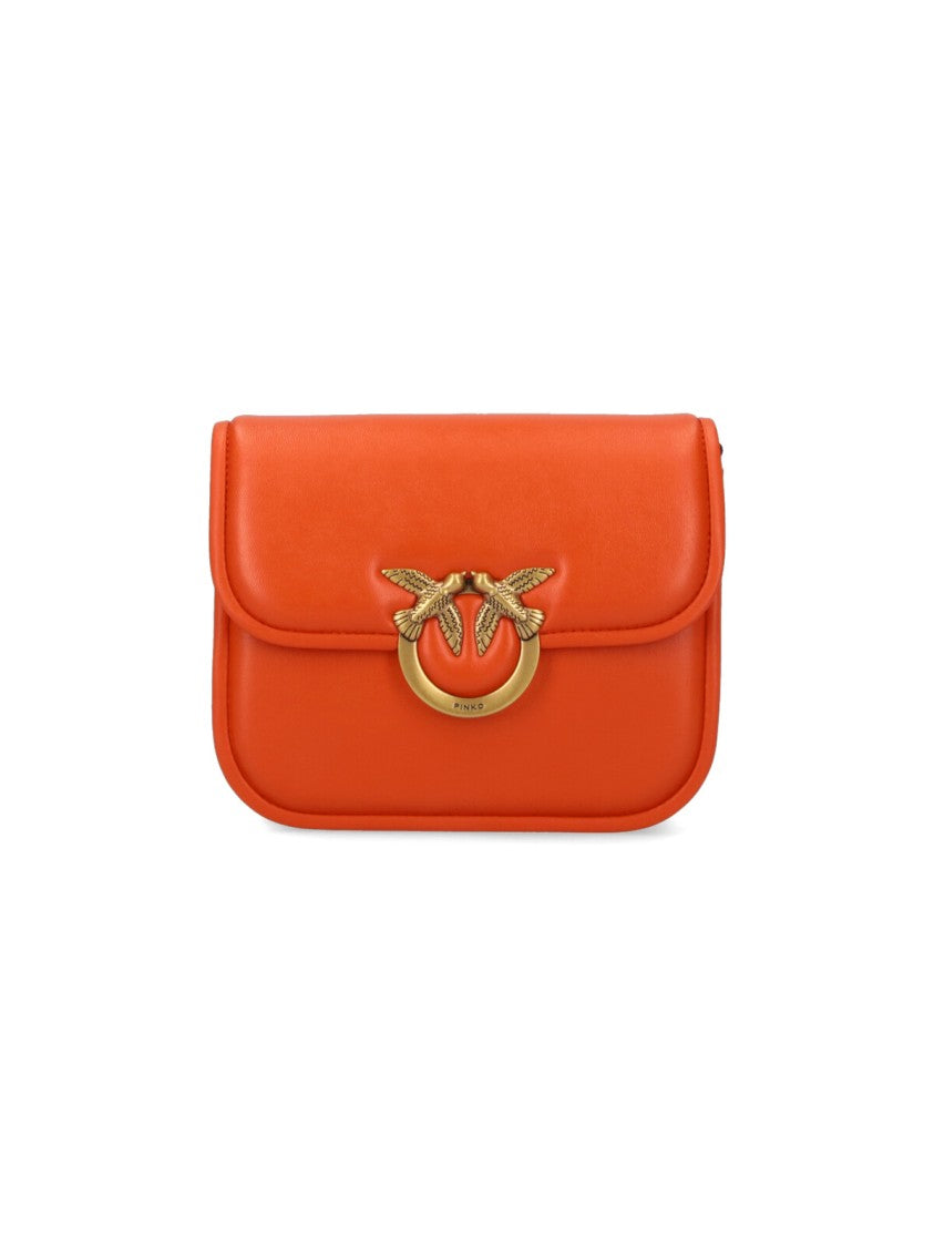 Pinko "Love Box Bag" – Orange
