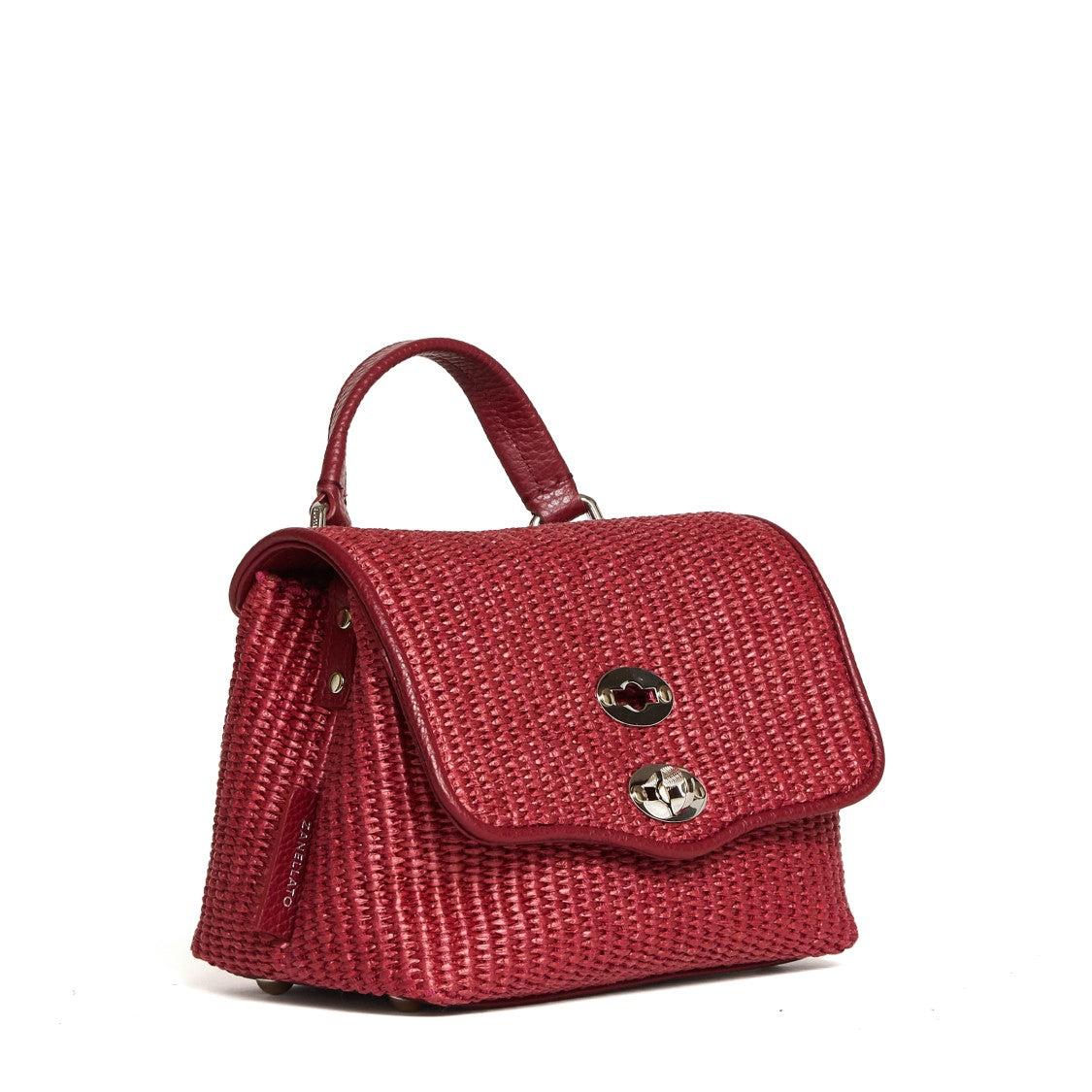 Zanellato Nikel Raffia Baby Postina Shoulder Bag