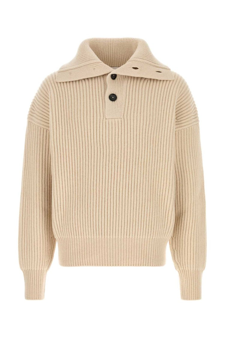Alexander Mcqueen Sand Cashmere Sweater