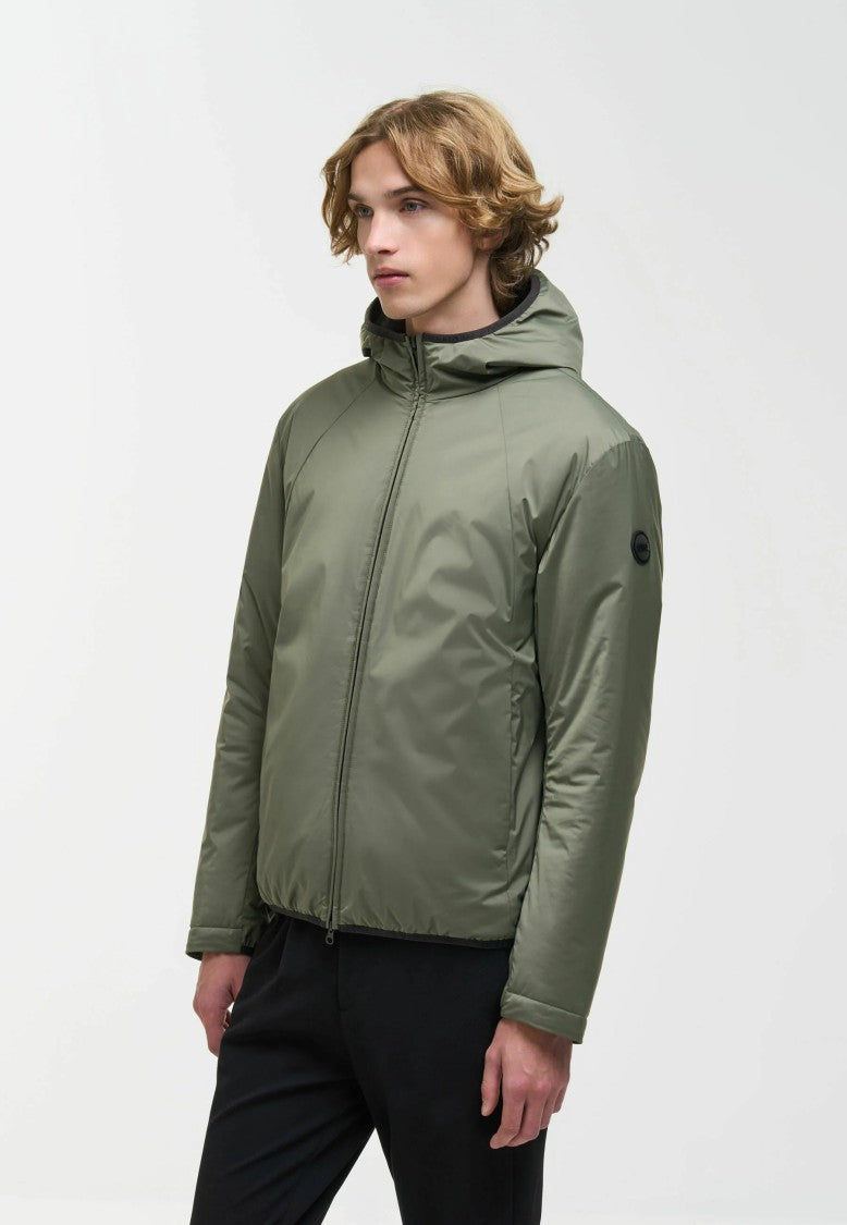 Colmar Matte Olive Green Minimalist Down Jacket