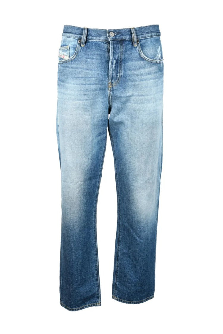 Diesel D-Viker Regular Fit Jeans - Light Blue