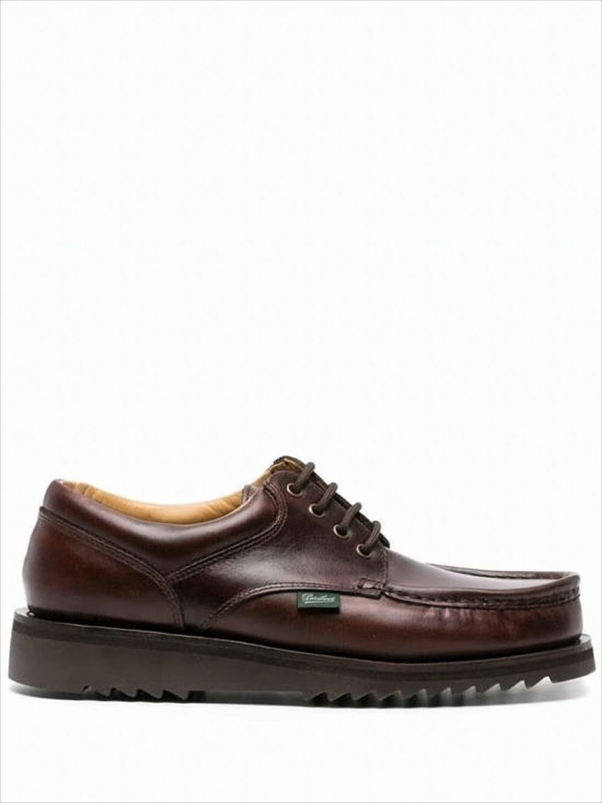 Paraboot Polished Leather Lace-Up Dress Shoes