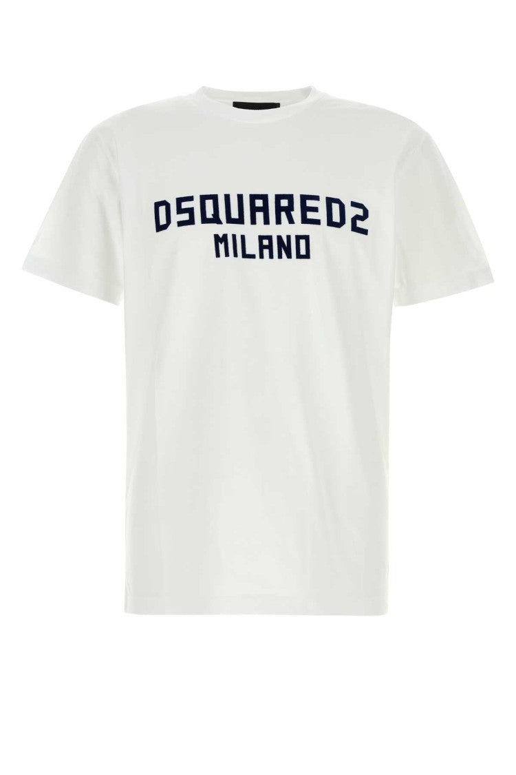 Dsquared2 White Cotton T-Shirt