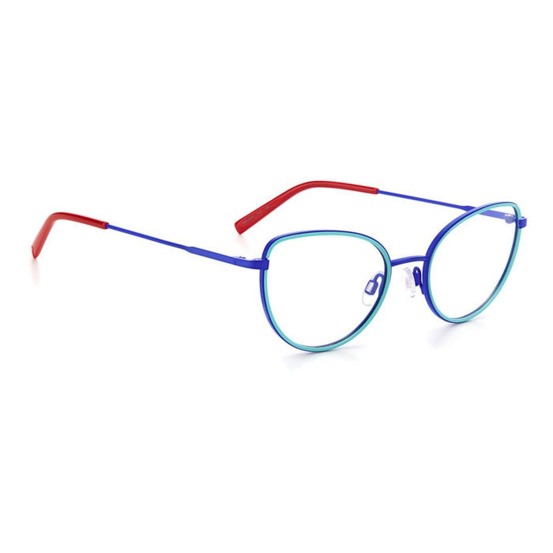 M Missoni Mmi 0061 Cat-Eye Steel Sunglasses With Turquoise Accents