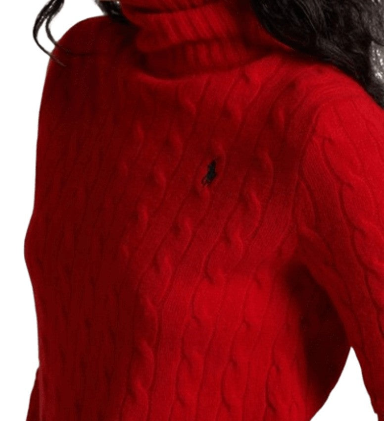Polo Ralph Lauren Cable-Knit Turtleneck Sweater