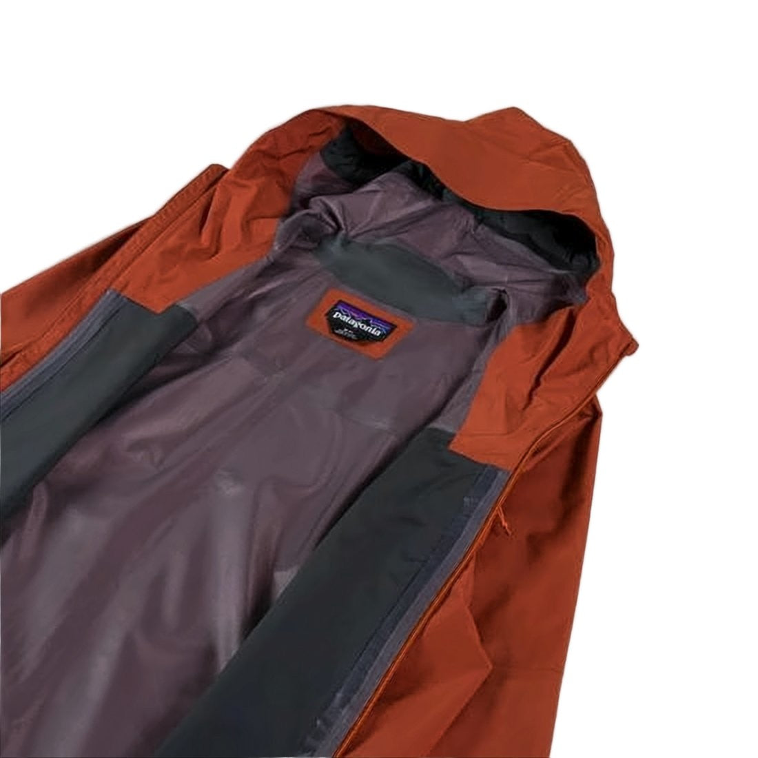 Patagonia Solid Burnt Orange Minimalist Patagonia Jacket