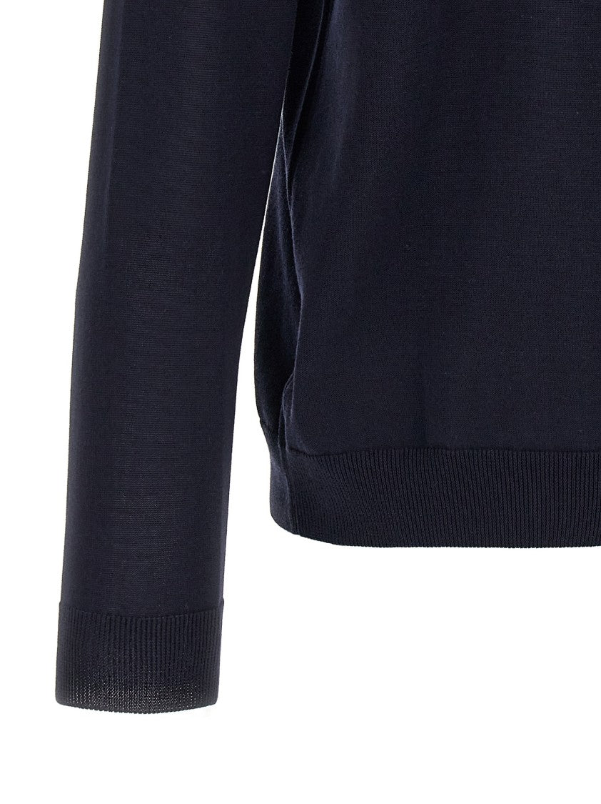 Zanone Lightweight Cotton Sweater With Crew Neck