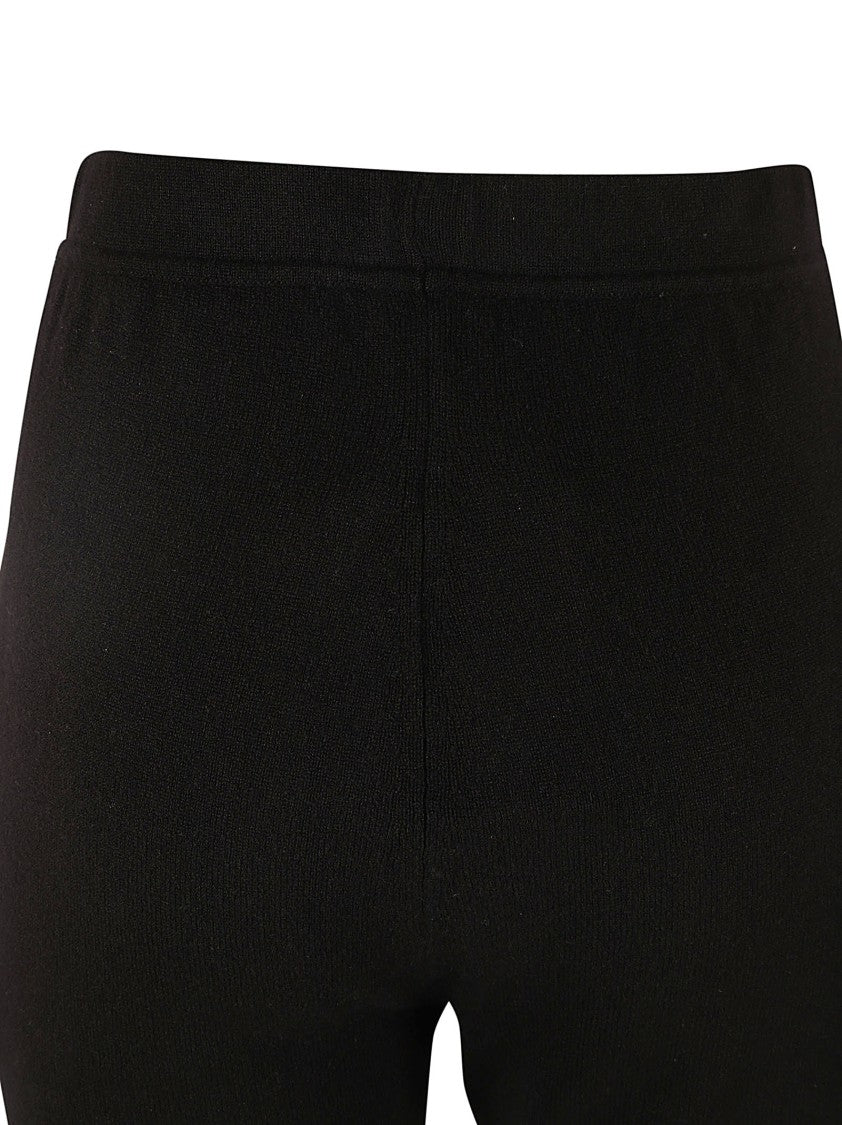 Saint Laurent Tapered High-Waist Trousers In Soft Cashmere