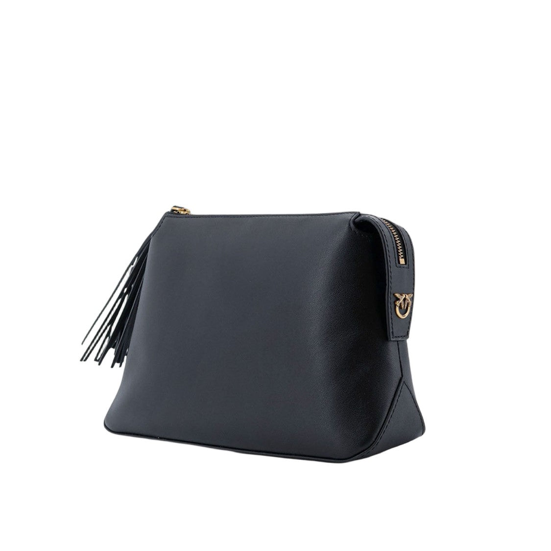 Pinko Leather Beauty Case With Logo