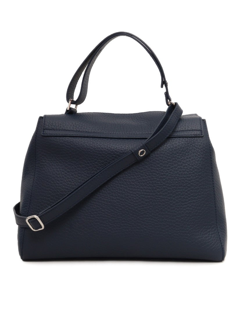 Claudio Orciani Structured Handbag In Textured Calf Leather