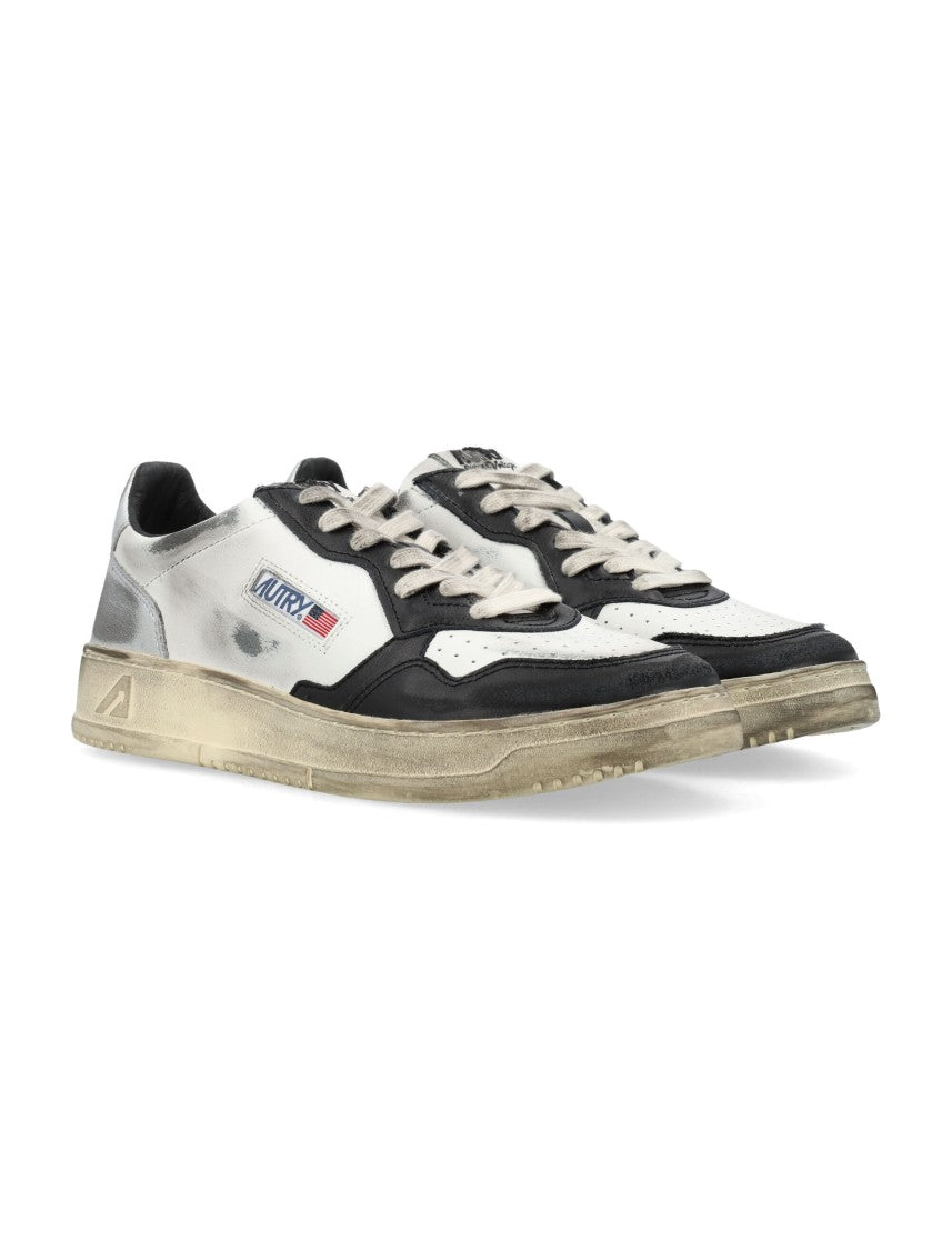 Autry Sup Vint Low Vintage-Inspired Low-Top Sneakers