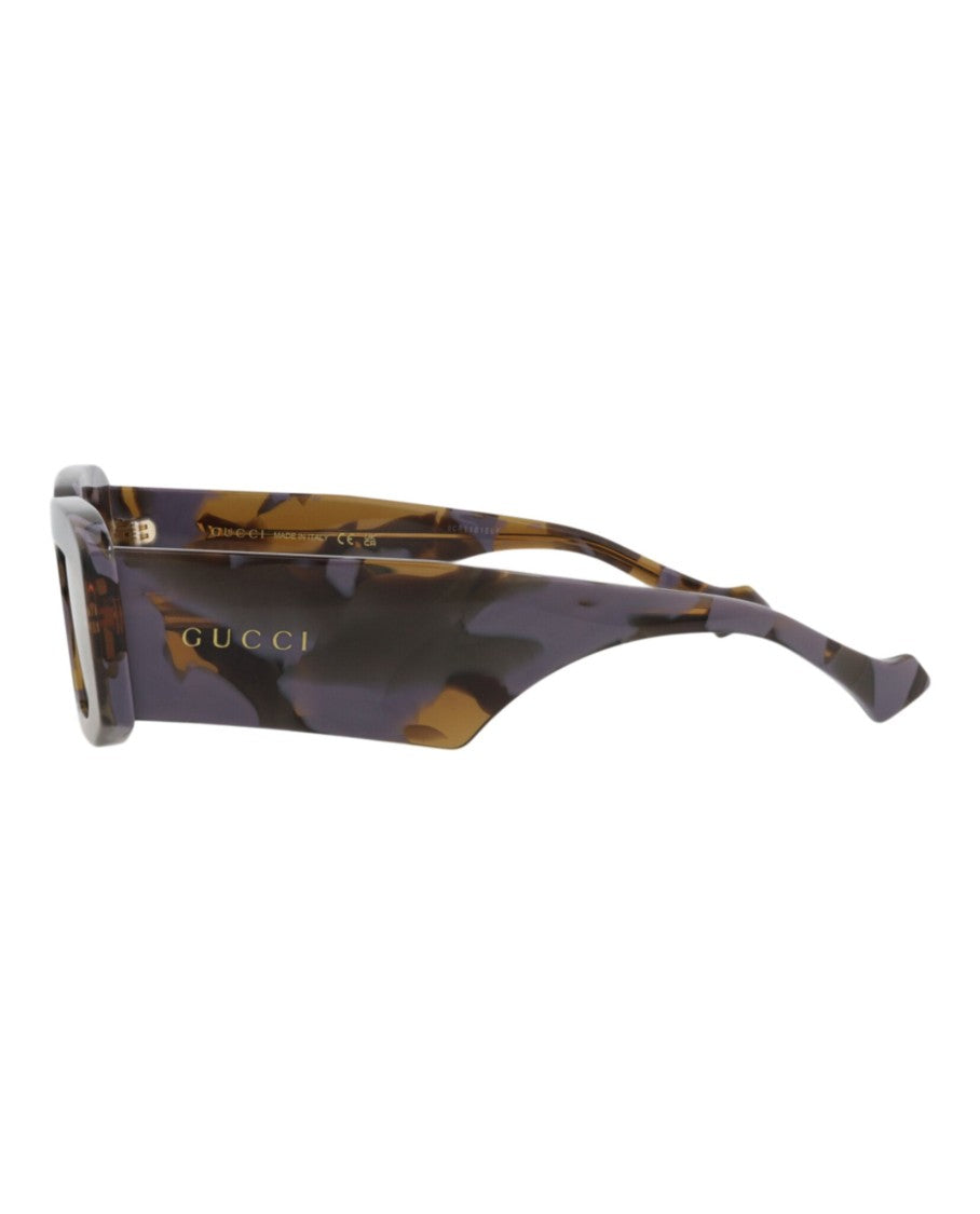 Gucci Square-Frame Recycled Acetate Sunglasses