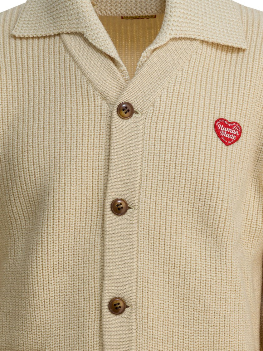 Human Made Textured Wool Cardigan