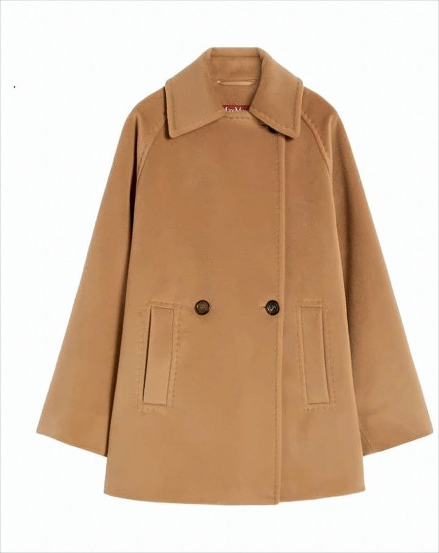 Max Mara Double-Breasted Pea Coat With Tailored Construction