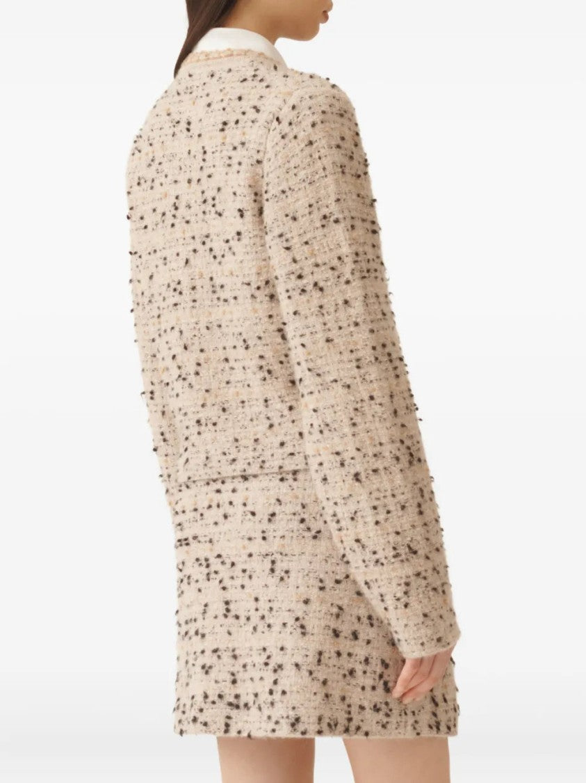 Fabiana Filippi Tweed Gold-Button Jacket