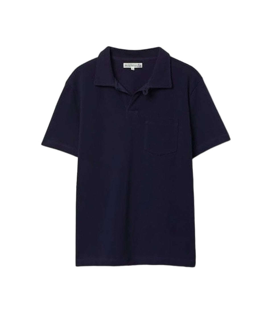 Merz B. Schwanen Deep Navy Polo Shirt