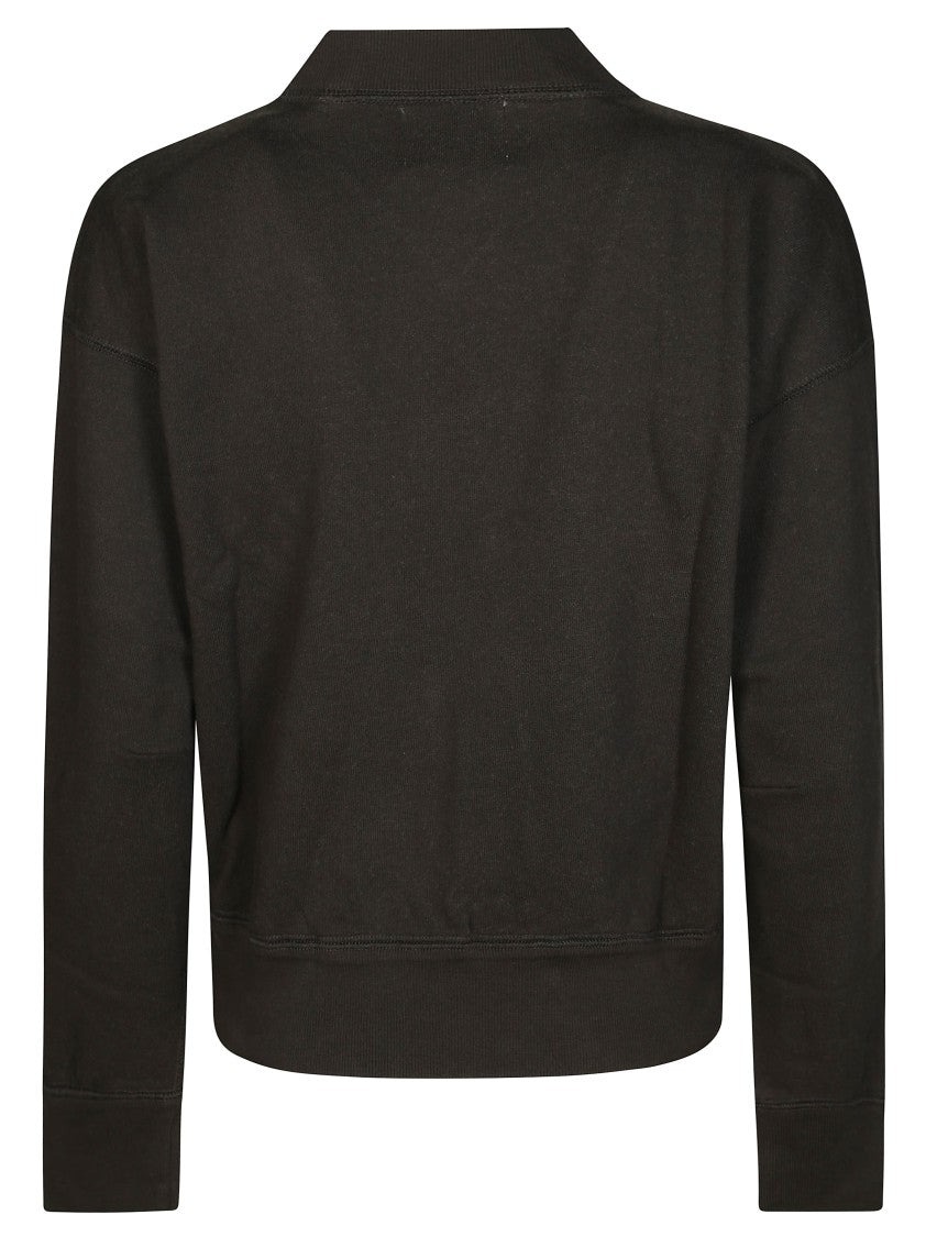 Isabel Marant Étoile Cropped Black Sweatshirt
