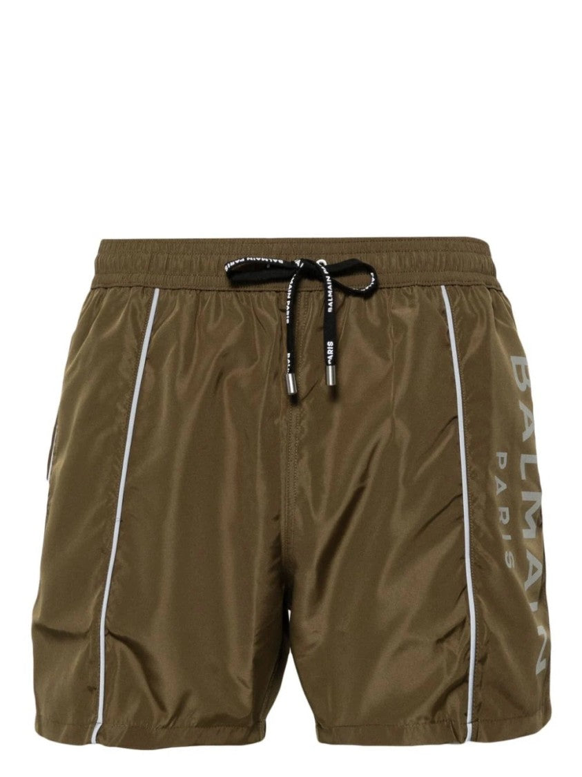 Balmain Relaxed Fit Boxers With Drawstring