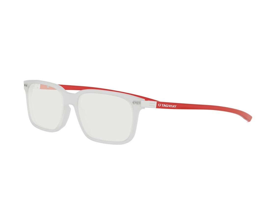 Tag Heuer Translucent Red Th50056i Square Acetate Eyeglasses