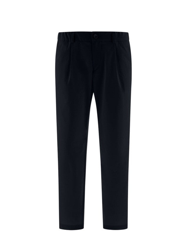 Herno Soft Twill Stretch Pants With Relaxed Fit And Vintage Appeal